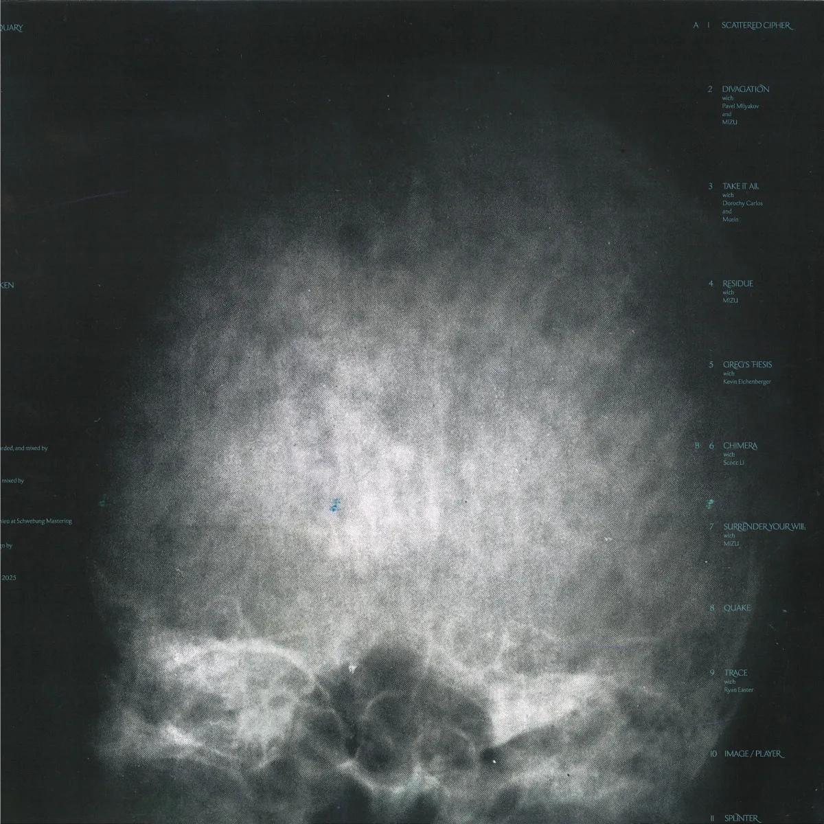 Back cover — Ben Shirken — H.D. Reliquary LP