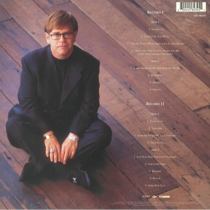Back cover — Elton JOHN — Love Songs (remastered)