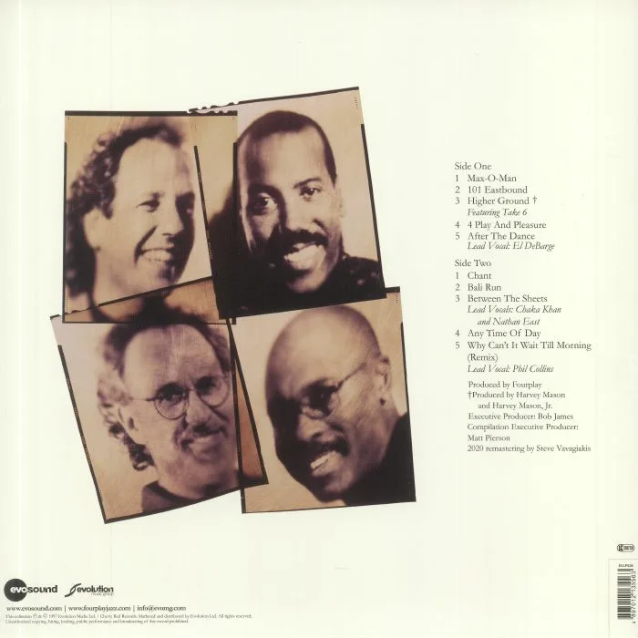 Обратная сторона обложки — FOURPLAY — The Best Of (remastered)