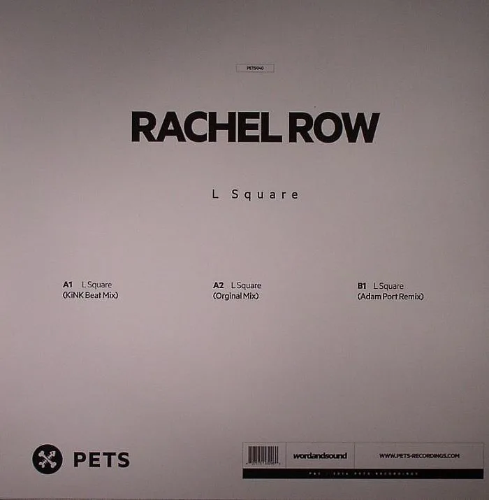 Back cover — Rachel ROW — L Square
