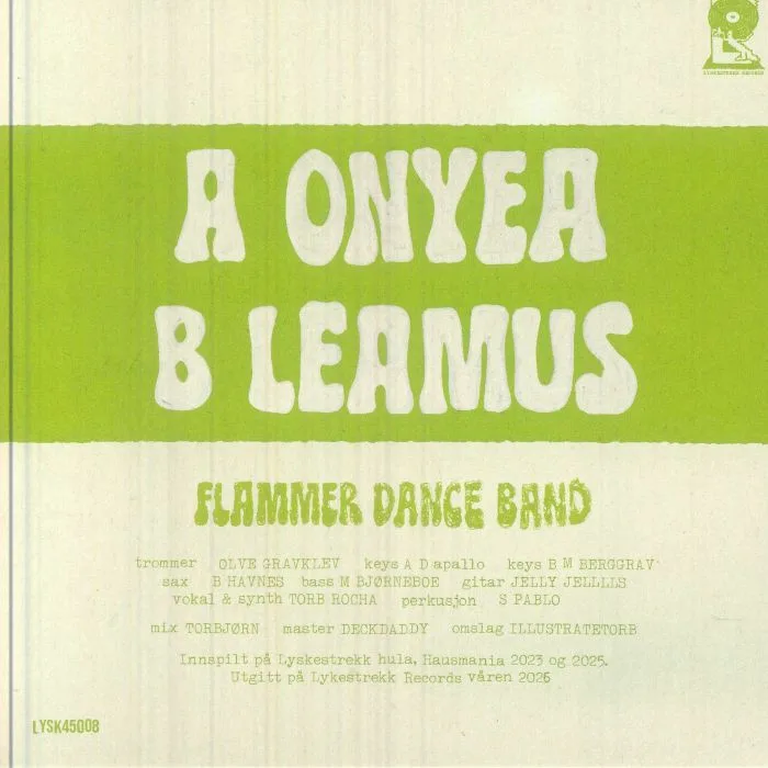 Back cover — FLAMMER DANCE BAND — Onyea