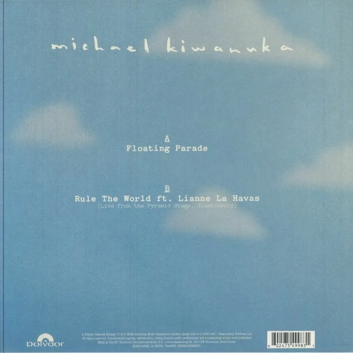 Back cover — Michael KIWANUKA — Floating Parade (Record Store Day RSD 2025)