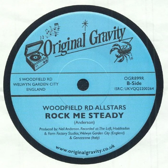 Обратная сторона обложки — Donnoya DRAKE / WOODFIELD RD ALLSTARS — Rocksteady Boy (reissue)