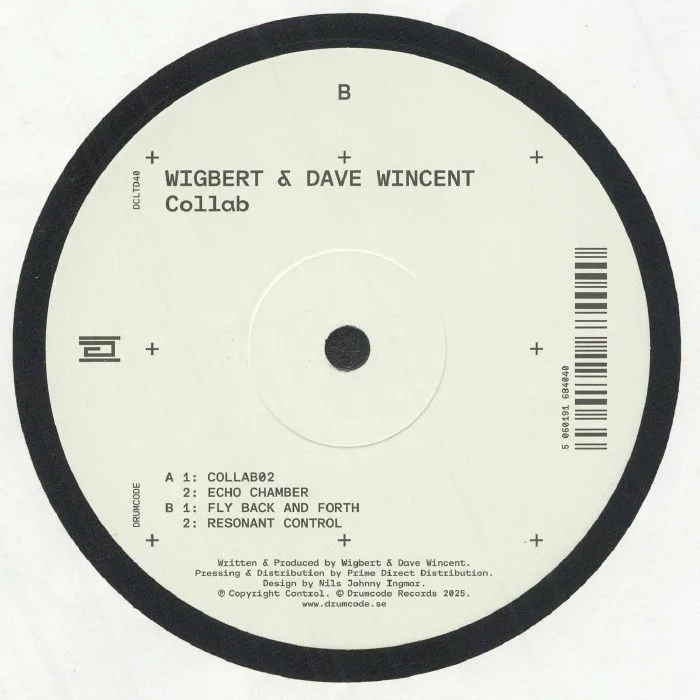 Back cover — WIGBERT / DAVE WINCENT — Collab