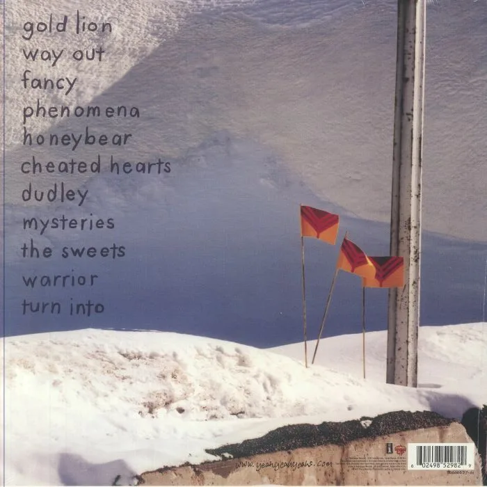 Back cover — YEAH YEAH YEAHS — Show Your Bones