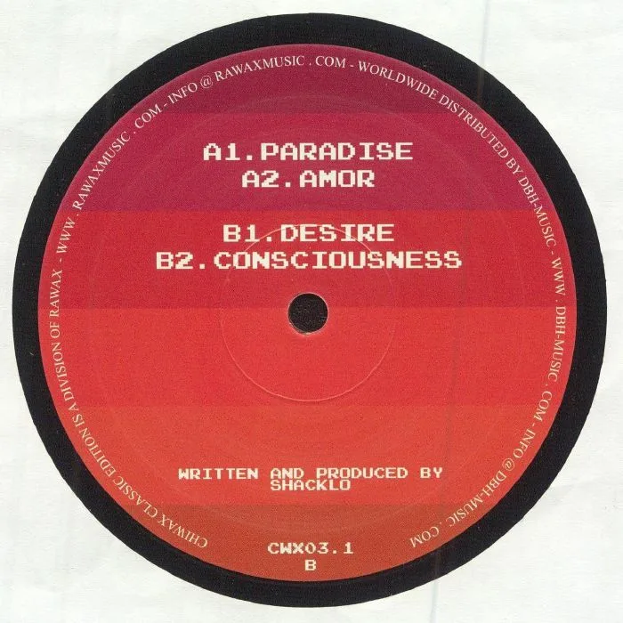 Back cover — SHACKLO — Paradise EP