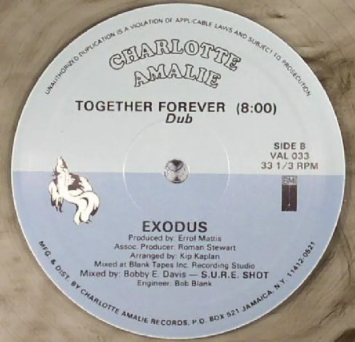 Back cover — EXODUS — Together Forever