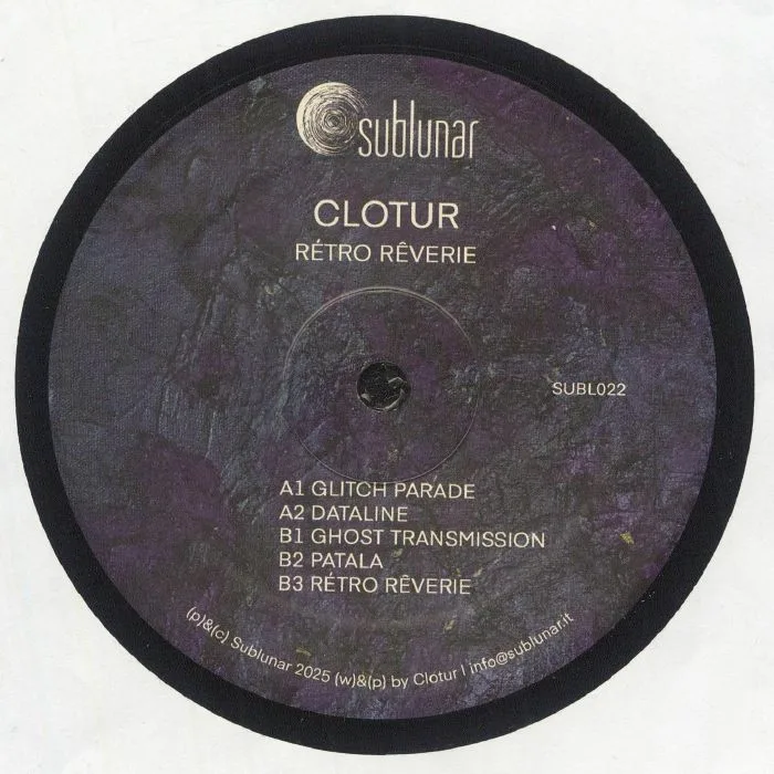 Back cover — CLOTUR — Retro Reverie