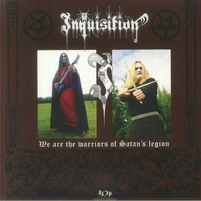 Обратная сторона обложки — INQUISITION — Magnificent Glorification Of Lucifer (reissue)