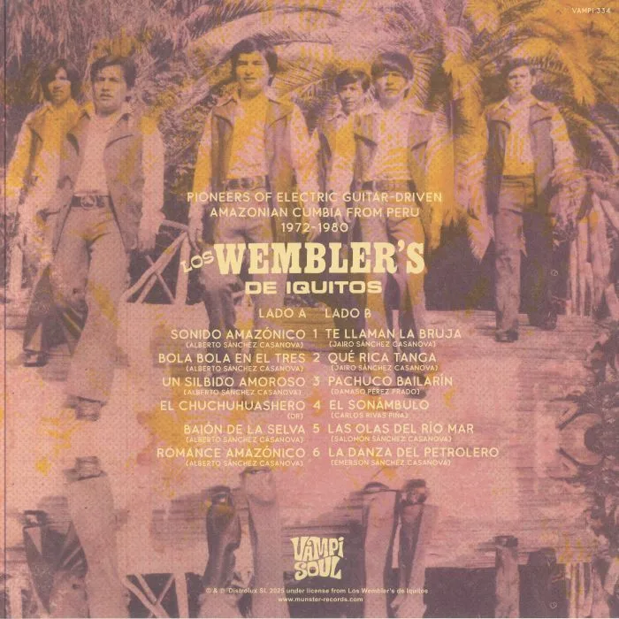 Back cover — LOS WEMBLER'S DE IQUITOS — Selva