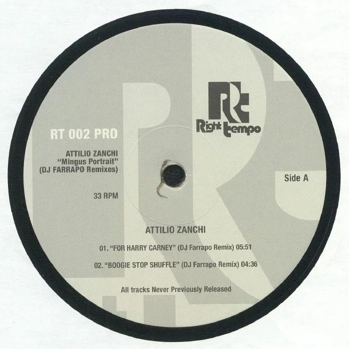Front cover — Attilio ZANCHI — RT 002 PRO