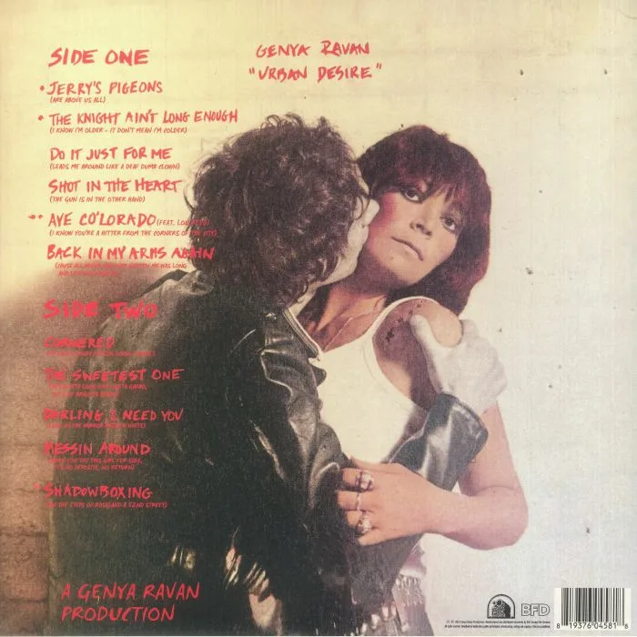 Back cover — GENYA RAVAN — Urban Desire