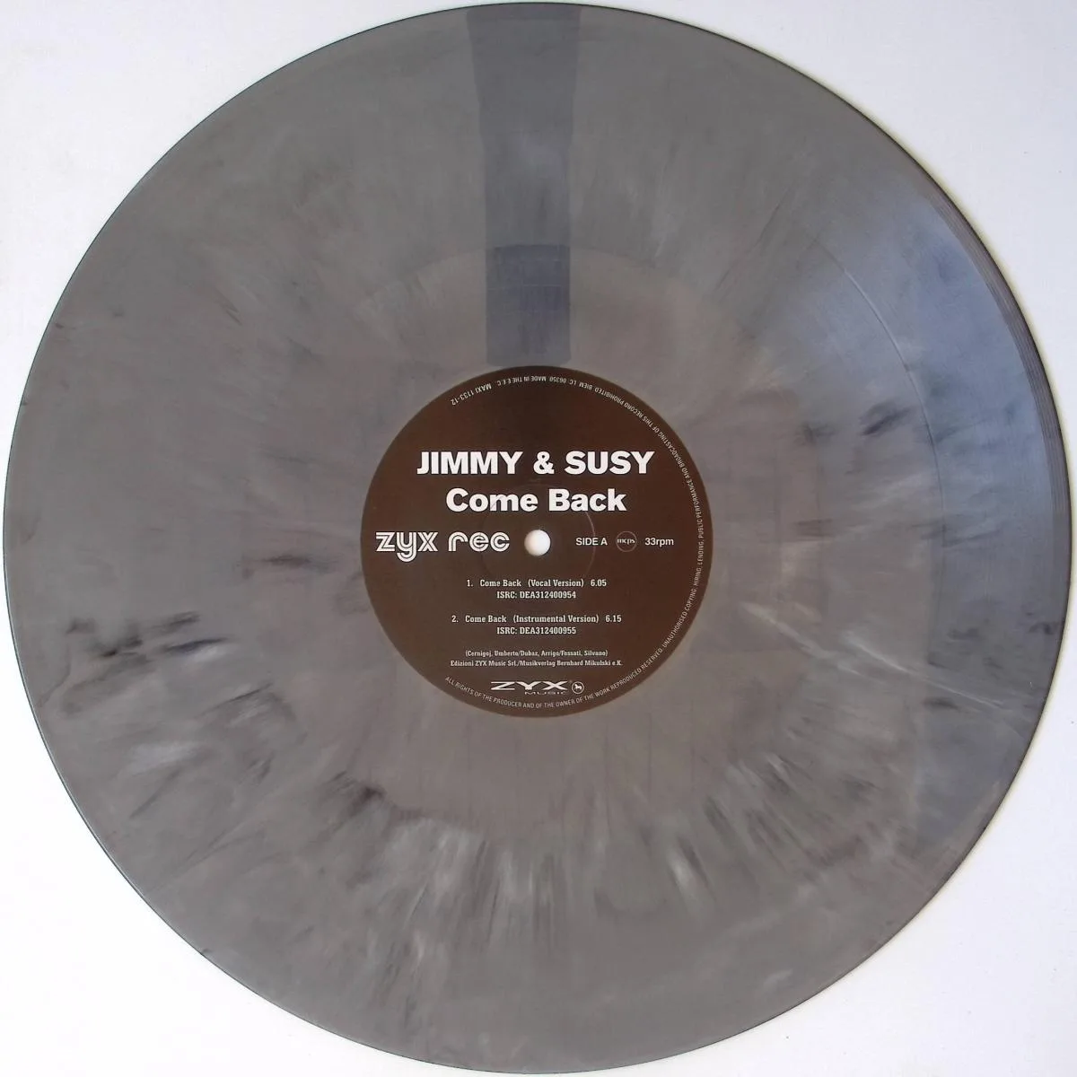 Front cover — Jimmy&Suzy — Come Back LP