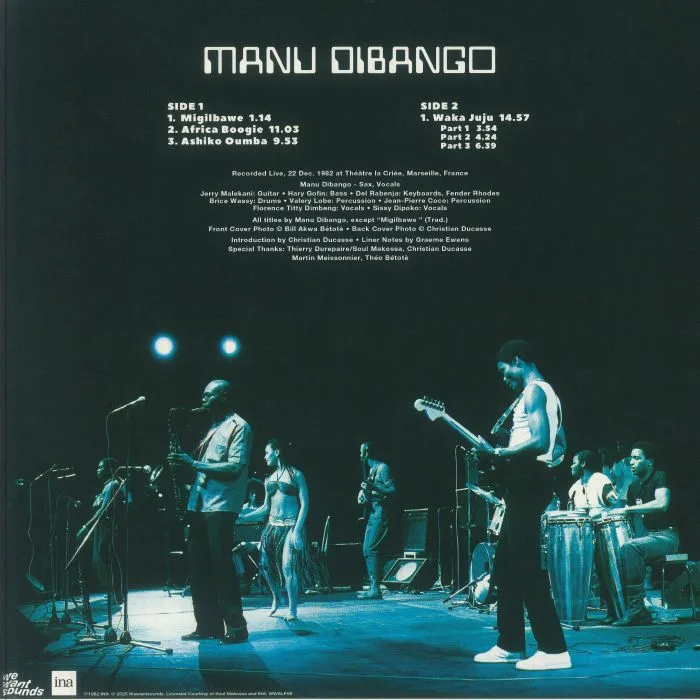 Лицевая сторона обложки — Manu DIBANGO — Dibango 82 (remastered)