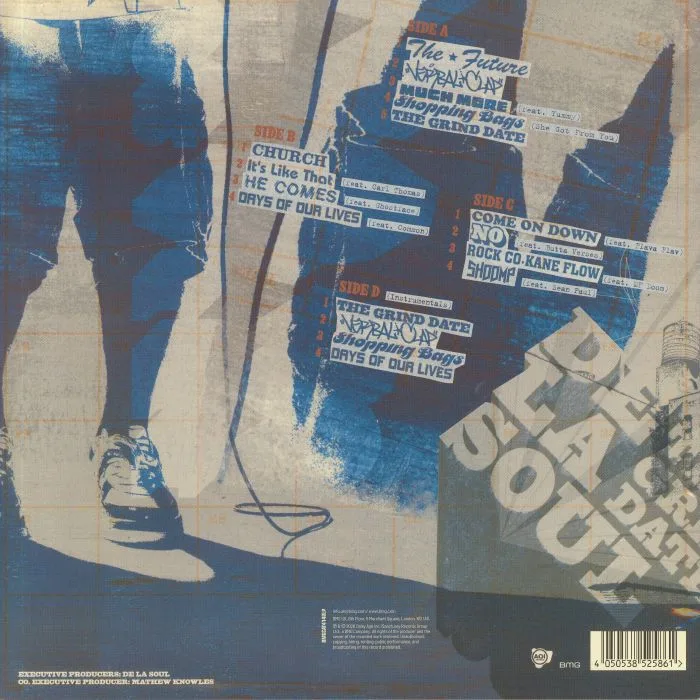 Обратная сторона обложки — DE LA SOUL — The Grind Date (reissue)