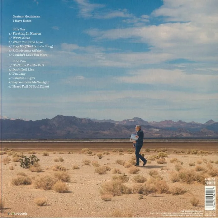 Back cover — Graham GOULDMAN — I Have Notes