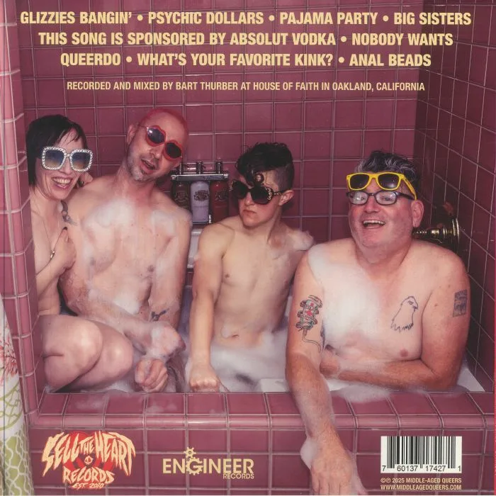 Back cover — MIDDLE AGED QUEERS — Theatre Of Shame