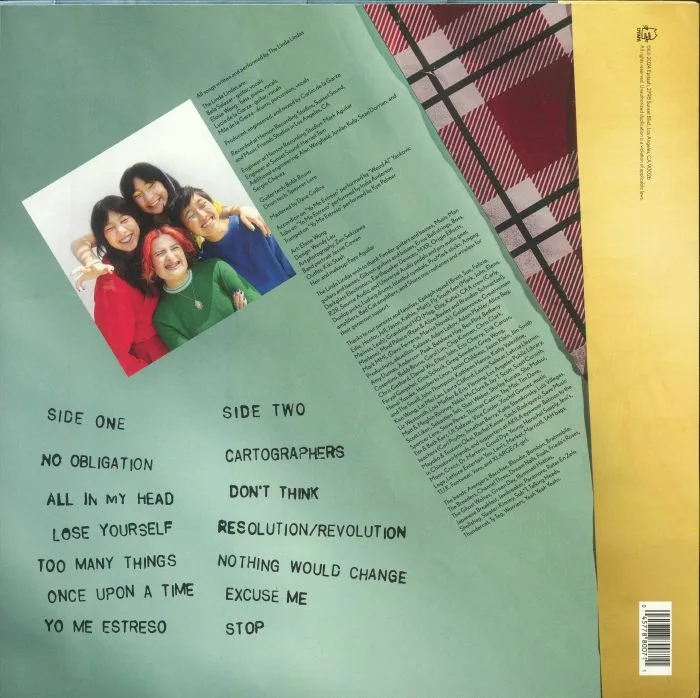 Back cover — The LINDA LINDAS — No Obligation