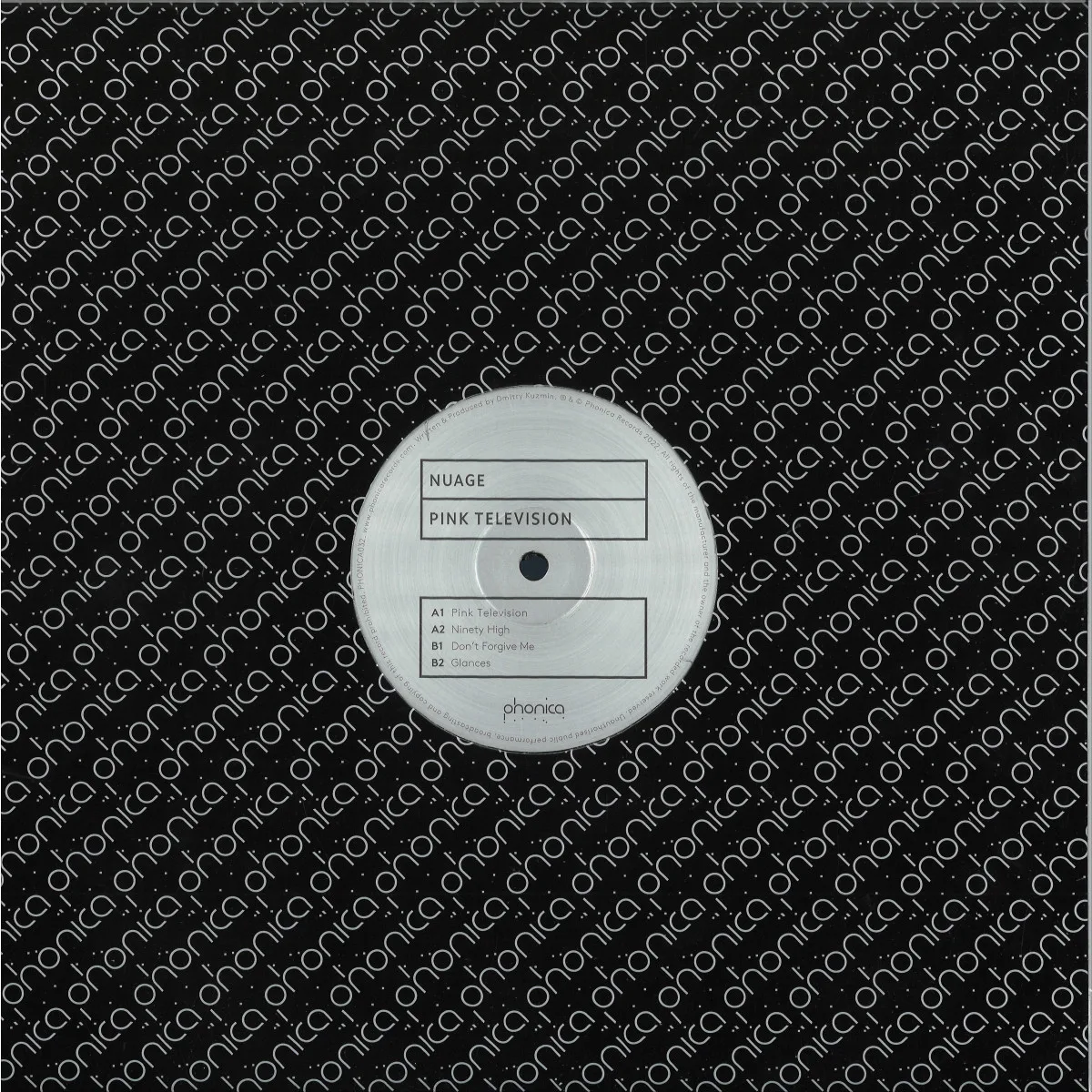 Back cover — Nuage — Pink Television EP