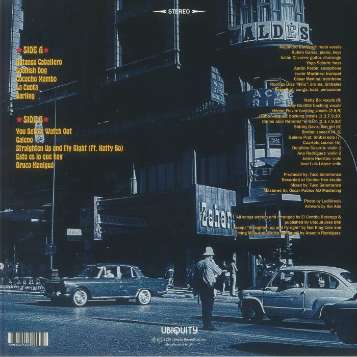 Back cover — EL COMBO BATANGA — Spanish Dogs