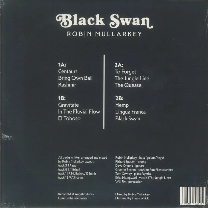 Back cover — Robin MULLARKEY — Black Swan