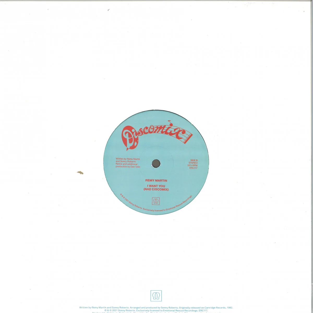 Back cover — Remy Martin — I Want You EP