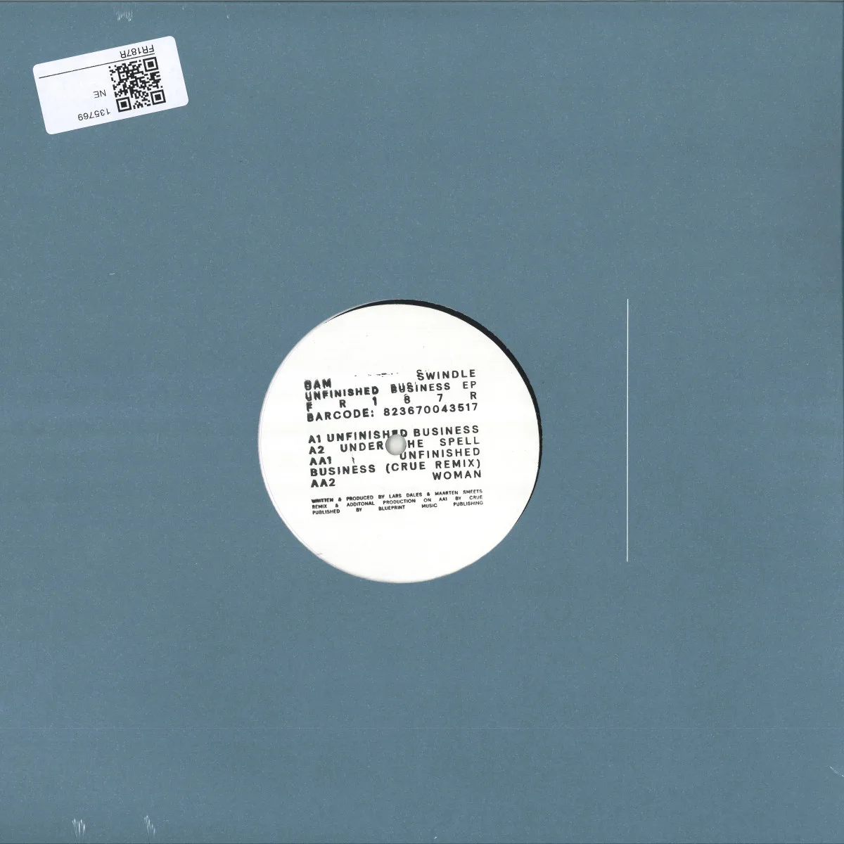 Back cover — Detroit Swindle — Unfinished Business