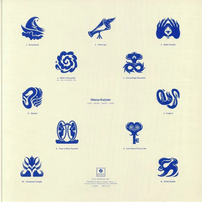 Back cover — HIATUS KAIYOTE — Love Heart Cheat Code