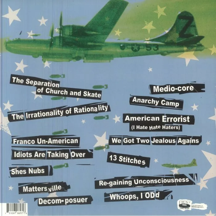 Back cover — NOFX — The War On Errorism