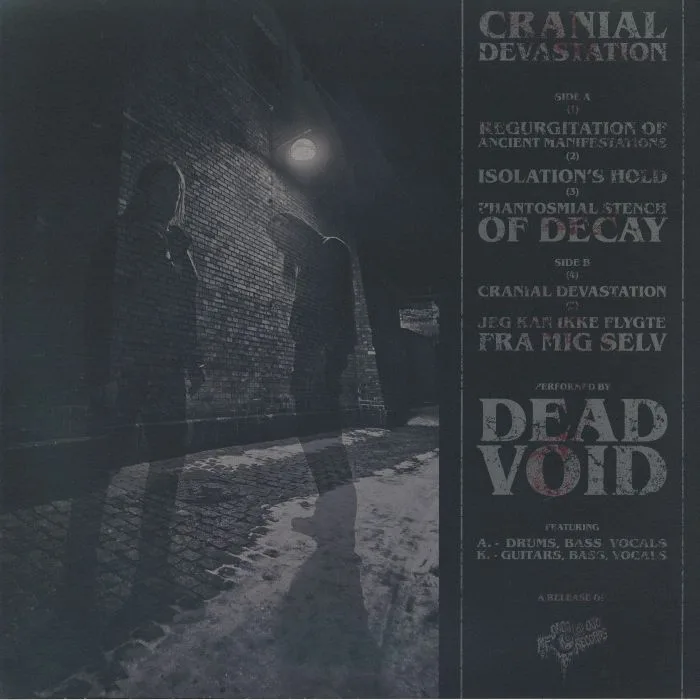 Обратная сторона обложки — DEAD VOID — Cranial Devastation