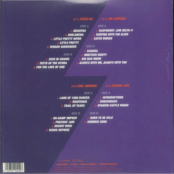 Back cover — G3 — Reunion Live