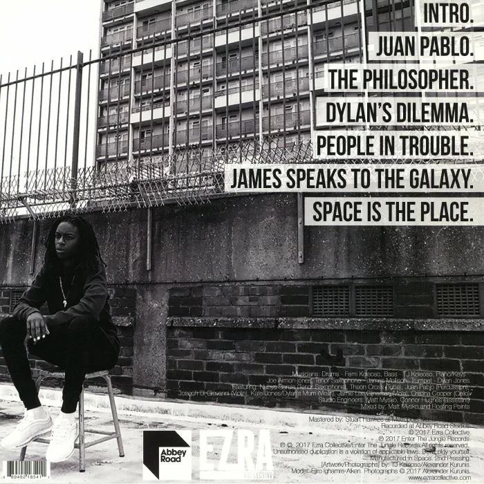 Back cover — EZRA COLLECTIVE — Juan Pablo The Philosopher