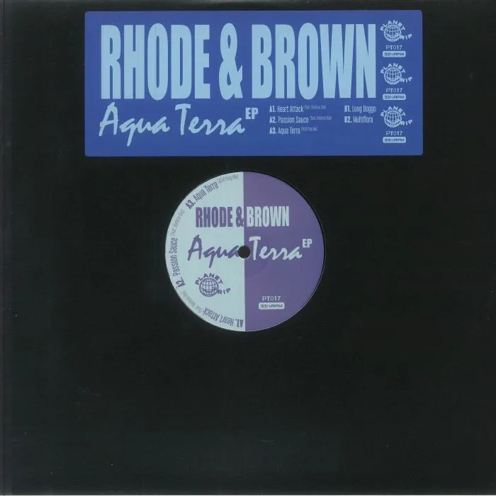 Лицевая сторона обложки — RHODE & BROWN — Aqua Terra EP