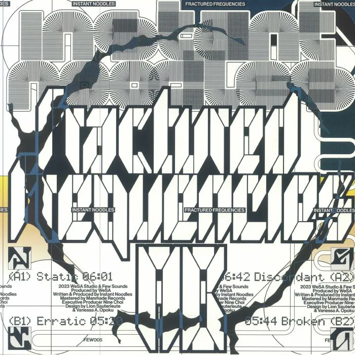 Back cover — INSTANT NOODLES — Fractured Frequencies