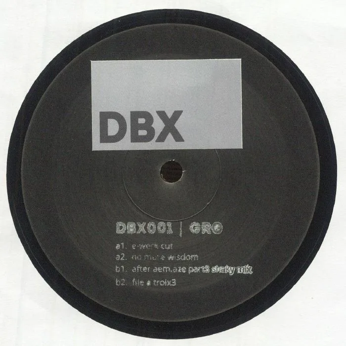 Front cover — GRG — DBX 001