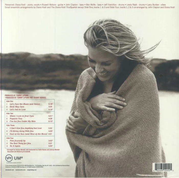 Обратная сторона обложки — Diana KRALL — When I Look In Your Eyes (Acoustic Sounds Series)