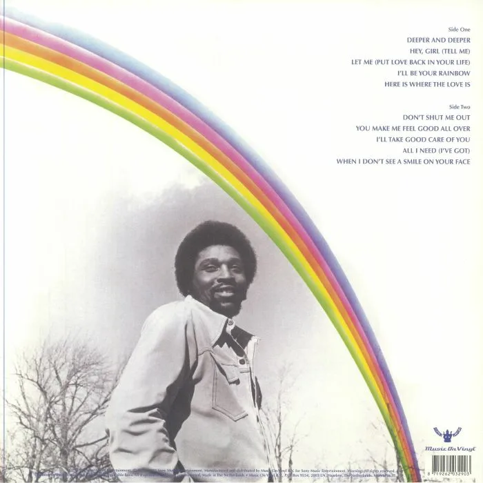 Back cover — Bobby WILSON — I'll Be Your Rainbow (50th Anniversary Edition)