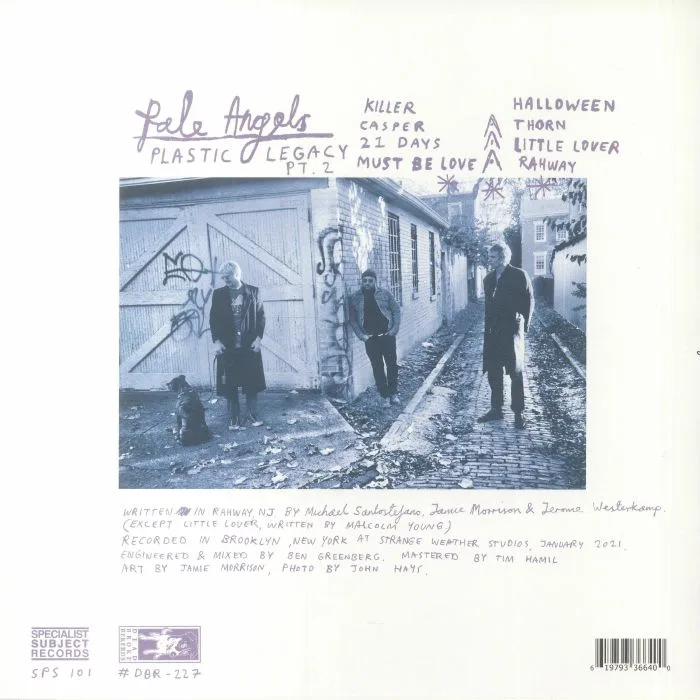 Back cover — PALE ANGELS — Plastic Legacy Part 2