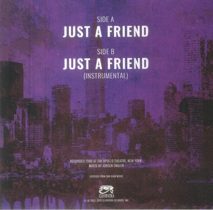 Обратная сторона обложки — BIZ MARKIE — Just A Friend