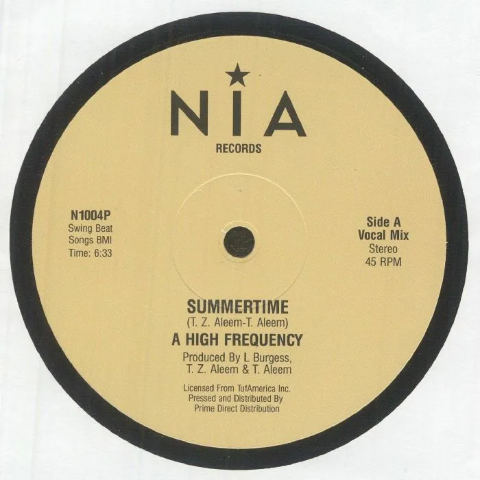 Лицевая сторона обложки — A HIGH FREQUENCY — Summertime (Record Store Day RSD 2026)