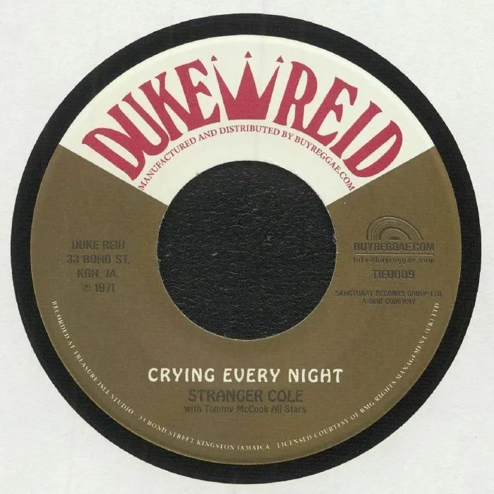 STRANGER COLE / TOMMY McCOOK — Crying Every Night