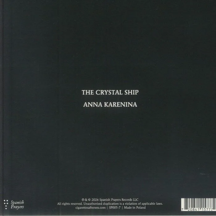 Back cover — CIGARETTES AFTER SEX — The Crystal Ship