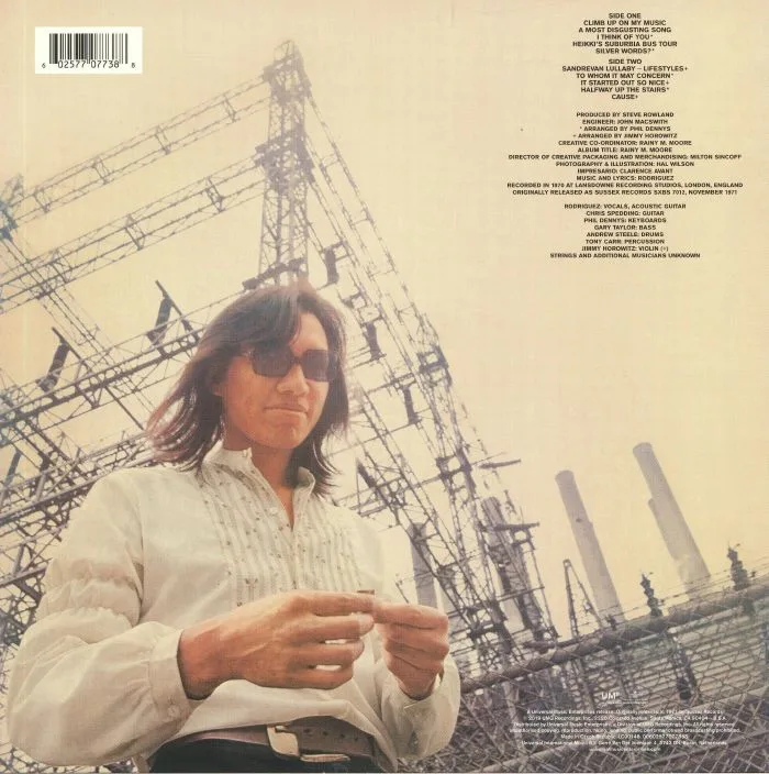 Back cover — RODRIGUEZ — Coming From Reality (reissue)
