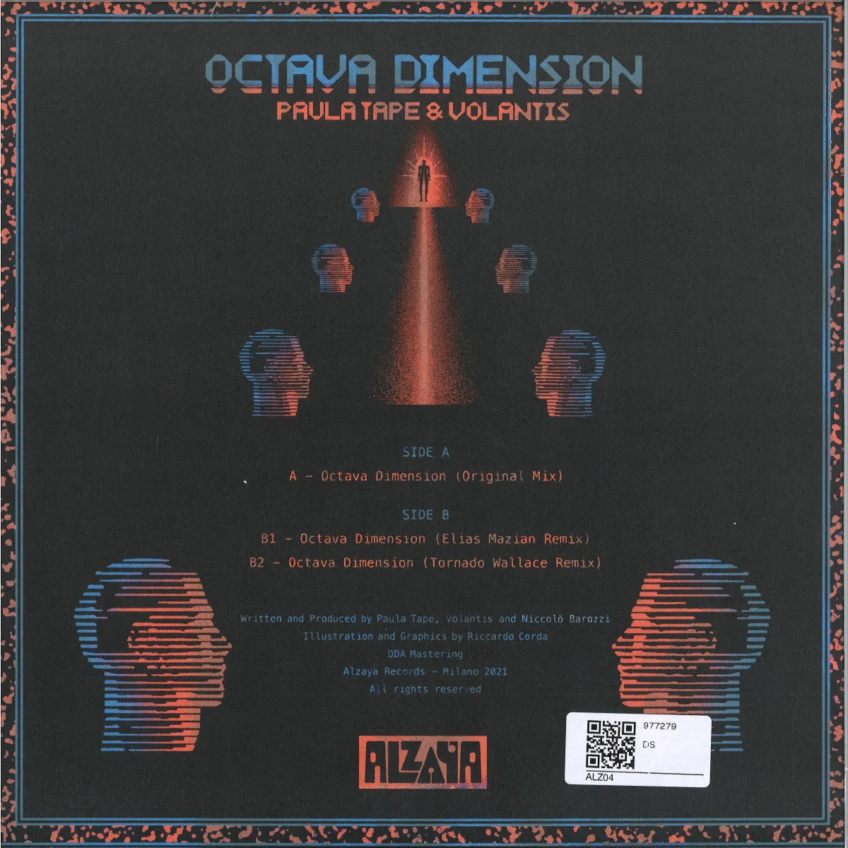 Back cover — Paula Tape&Volanti — Octava Dimension