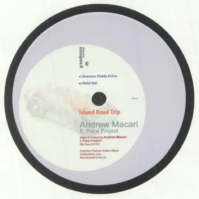 Front cover — Andrew MACARI feat PAKA PROJECT — Island Road Trip EP