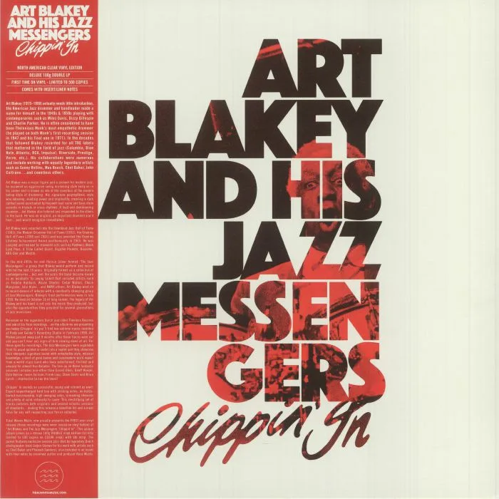 Front cover — Art BLAKEY & THE JAZZ MESSENGERS — Chippin In