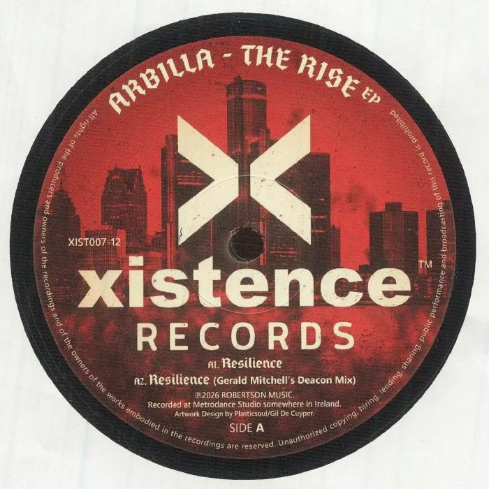 Front cover — ARBILLA — The Rise EP