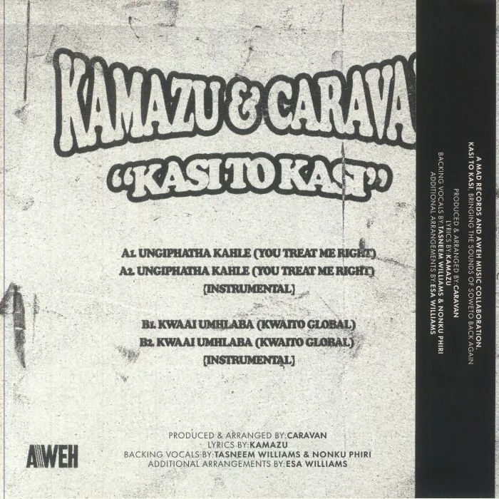 Back cover — KAMAZU / CARAVAN — Kasi To Kasi