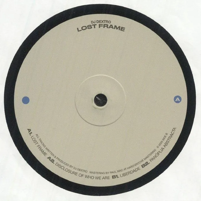 Front cover — DJ DEXTRO — Lost Frame