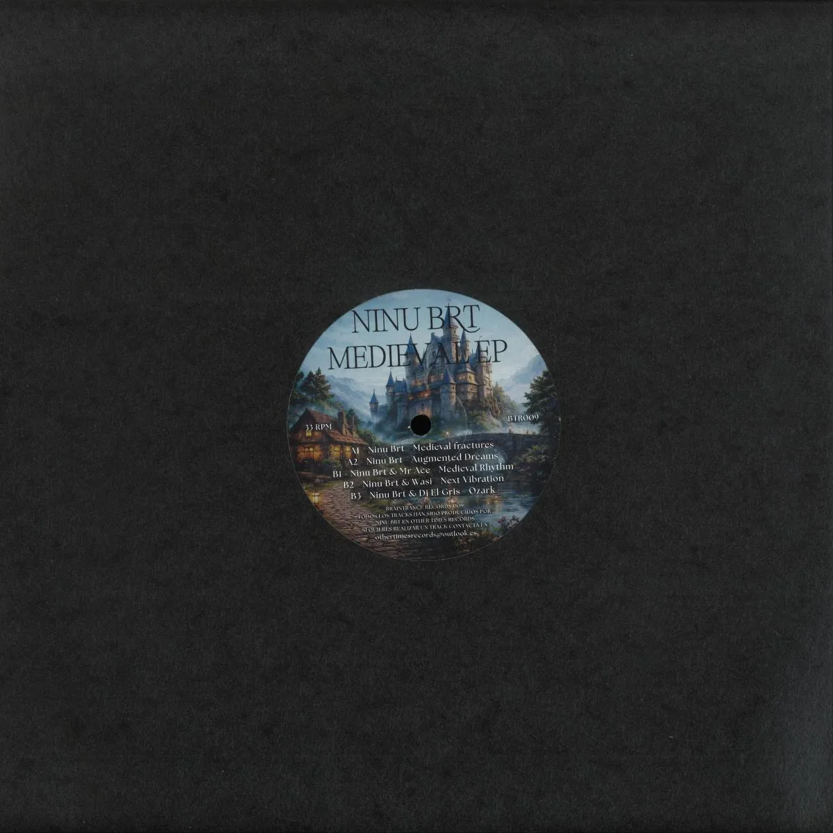 Back cover — Ninu Brt — Medieval EP